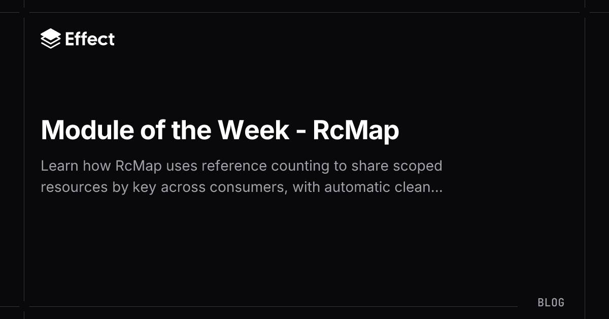 Module of the Week - RcMap